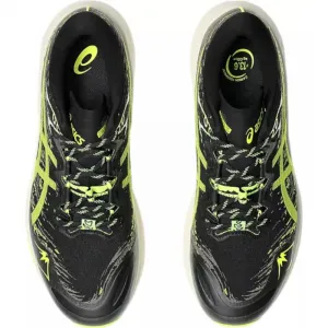 Pánska bežecká trailová obuv ASICS Fuji Lite 5 black safety yellow