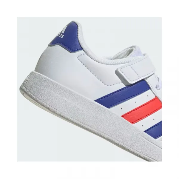 Chlapčenská rekreačná obuv ADIDAS Breaknet 2.0 K cloud white lucid blue bright red