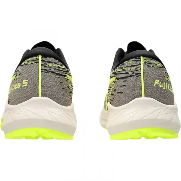 Pánska bežecká trailová obuv ASICS Fuji Lite 5 black safety yellow