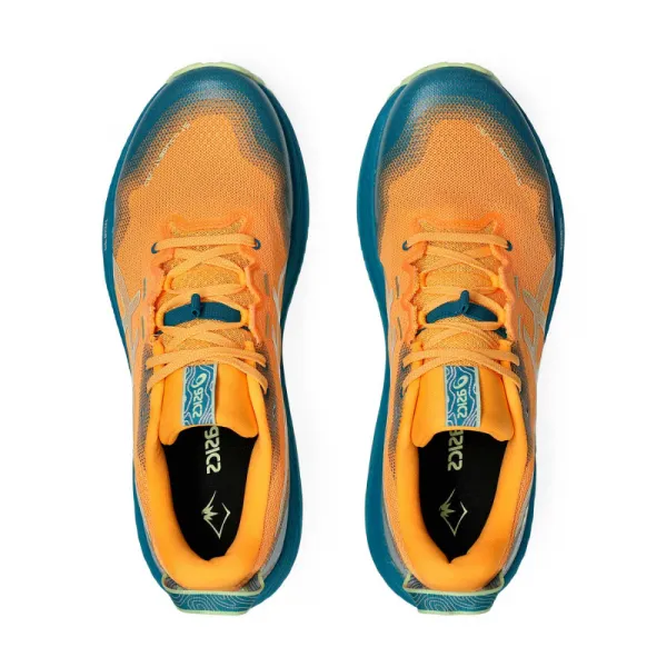 Pánska bežecká trailová obuv ASICS Gel Trabuco 12 stadium orange cool matcha