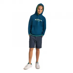 Chlapčenská mikina s kapucňou VOLCANO B-STYLE JUNIOR 613 BLUE DARK