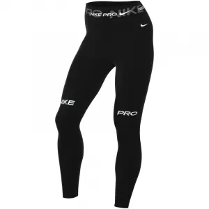 Dámske legíny NIKE PRO W NP DF MR 7 8 TIGHT TT-010 BLACK IRON GREY WHITE WHITE