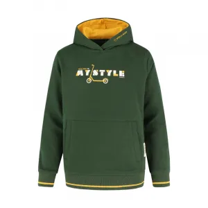 Chlapčenská mikina s kapucňou VOLCANO B-STYLE JUNIOR 300 GREEN