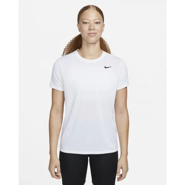 Dámske tréningové tričko s krátkym rukávom NIKE W NK DF RLGD SS TEE-100 WHITE BLACK