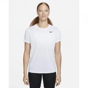 Dámske tréningové tričko s krátkym rukávom NIKE W NK DF RLGD SS TEE-100 WHITE BLACK