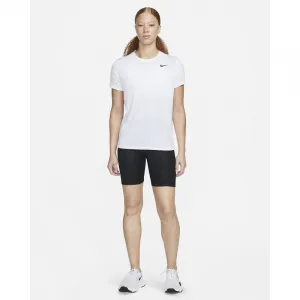 Dámske tréningové tričko s krátkym rukávom NIKE W NK DF RLGD SS TEE-100 WHITE BLACK