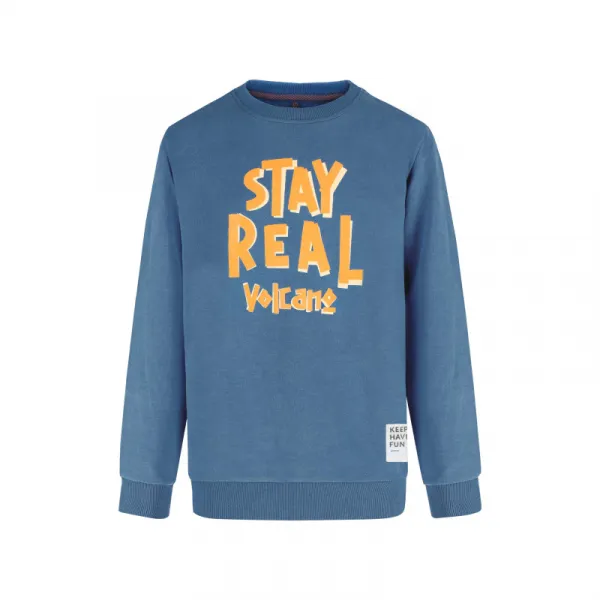Chlapčenská mikina VOLCANO B-ANDY JUNIOR 611 BLUE