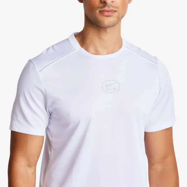 Pánske tréningové tričko s krátkym rukávom NIKE M NSW SW AIR RUN TEE-100 WHITE