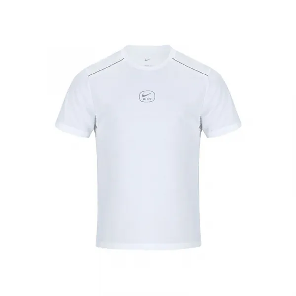 Pánske tréningové tričko s krátkym rukávom NIKE M NSW SW AIR RUN TEE-100 WHITE