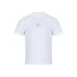 Pánske tréningové tričko s krátkym rukávom NIKE M NSW SW AIR RUN TEE-100 WHITE