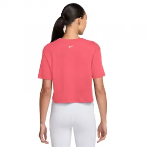 Dámske tréningové tričko s krátkym rukávom NIKE PRO W SS CRP TEE FA24-629 ASTER PINK