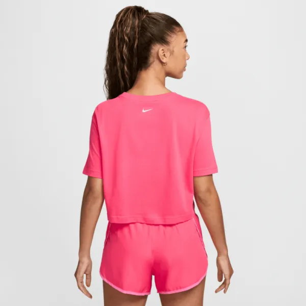 Dámske tréningové tričko s krátkym rukávom NIKE PRO W SS CRP TEE FA24-629 ASTER PINK