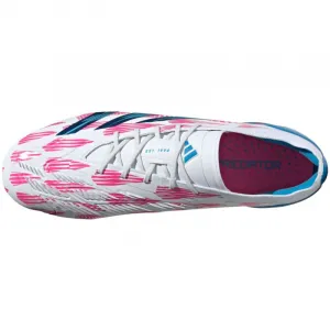 Pánske futbalové kopačky outdoorové ADIDAS Predator Elite M FG cloud white solar blue solar pink