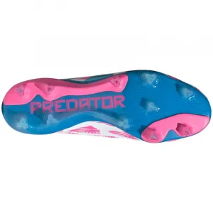 Pánske futbalové kopačky outdoorové ADIDAS Predator Elite M FG cloud white solar blue solar pink