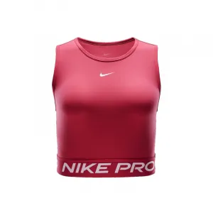 Dámske tréningové tričko s krátkym rukávom NIKE PRO DF 365 CROP TANK-629 ASTER PINK WHITE
