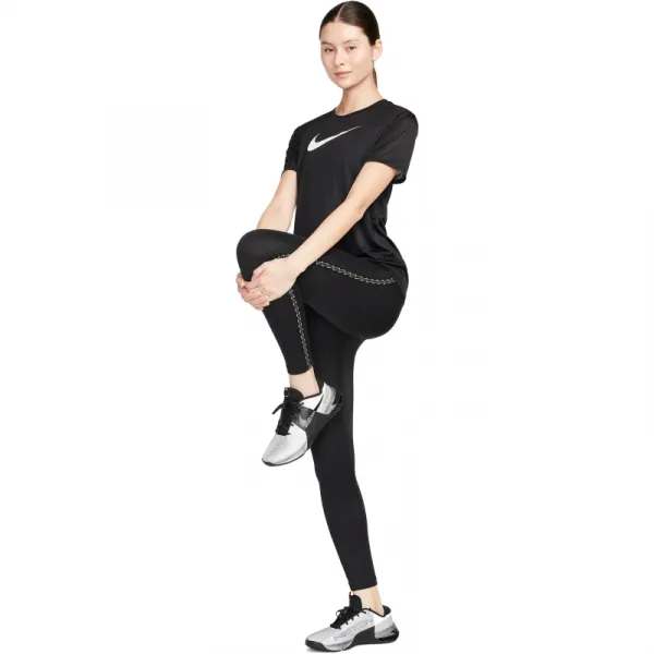 Dámske tréningové tričko s krátkym rukávom NIKE W NK DF TEE RLGND HBR-011 BLACK