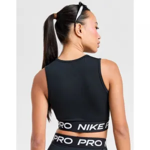 Dámske tréningové tričko s krátkym rukávom NIKE DF 365 CROP TANK-010 BLACK WHITE