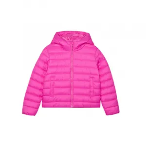Dievčenská bunda 4F JUNIOR DOWN JACKET-JWAW24TDJAF449-55S-HOT PINK