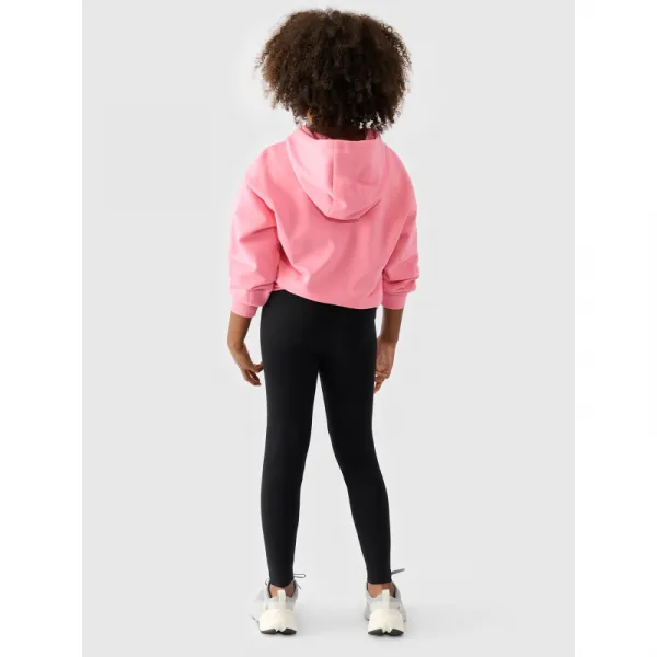 Dievčenské legíny 4F JUNIOR TIGHTS-JWMM00TTIGF178-20S-DEEP BLACK