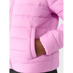 Dievčenská bunda 4F JUNIOR DOWN JACKET-JWAW24TDJAF449-54S-PINK