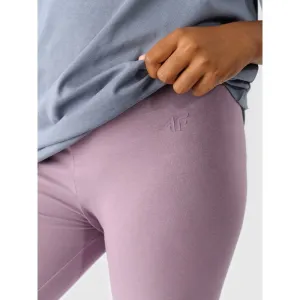 Dievčenské legíny 4F JUNIOR TIGHTS-JWMM00TTIGF178-51S-VIOLET