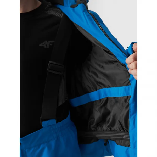 Chlapčenská lyžiarska bunda 4F JUNIOR TECHNICAL JACKET-JWAW24TTJAM534-33S-BLUE