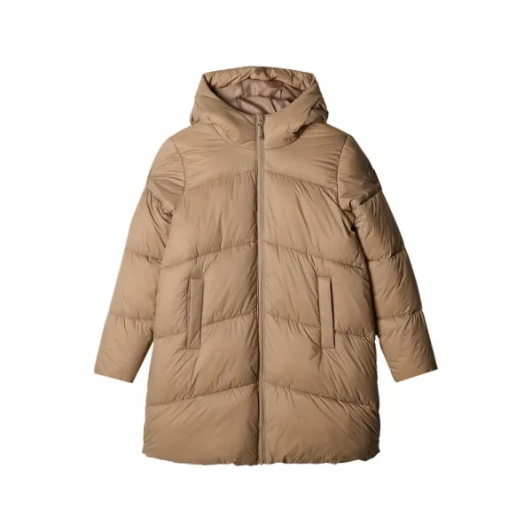 Dievčenská bunda 4F JUNIOR DOWN JACKET-JWAW24TDJAF455-83S-BEIGE