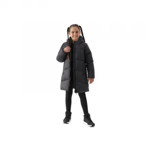 Dievčenská bunda 4F JUNIOR DOWN JACKET-JWAW24TDJAF455-20S-DEEP BLACK