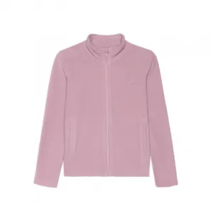 Dievčenská flisová mikina so zipsom 4F JUNIOR FLEECE-JWMM00TFLEF261-56S-LIGHT PINK