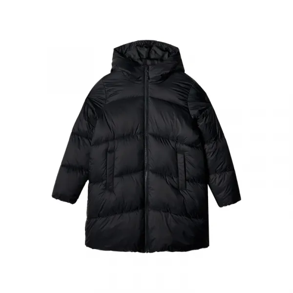 Dievčenská bunda 4F JUNIOR DOWN JACKET-JWAW24TDJAF455-20S-DEEP BLACK