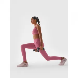 Dámske legíny 4F TIGHTS FNK-WAW24TFTIF278-53S-DARK PINK