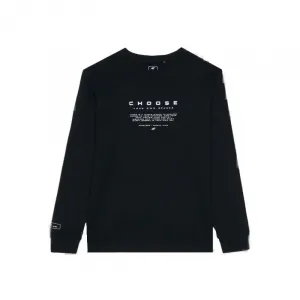 Chlapčenské tričko s dlhým rukávom 4F JUNIOR LONGSLEEVE-JWAW24TLONM294-20S-DEEP BLACK