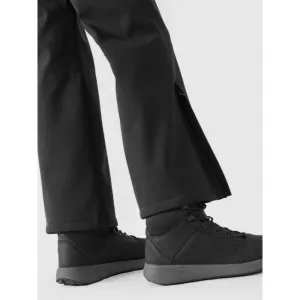 Dievčenské lyžiarske softshellové nohavice 4F JUNIOR TROUSERS FNK-JWAW24TFTRF661-20S-DEEP BLACK