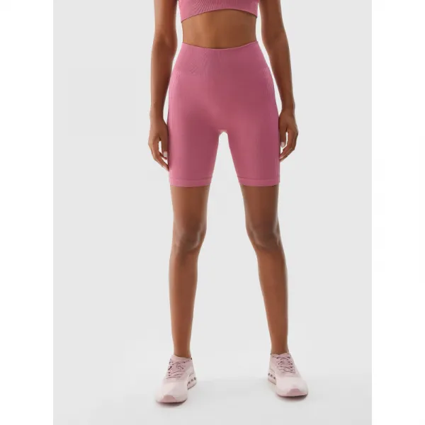 Dámske tréningové kraťasy 4F SHORTS FNK-WAW24TFSHF710-53S-DARK PINK