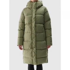 Dámska bunda 4F DOWN JACKET-WAW24TDJAF476-43S-KHAKI