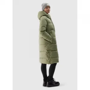 Dámska bunda 4F DOWN JACKET-WAW24TDJAF476-43S-KHAKI