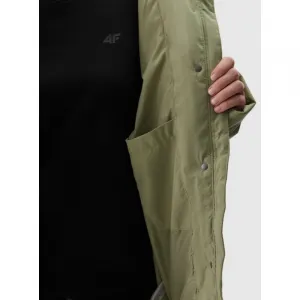 Dámska bunda 4F DOWN JACKET-WAW24TDJAF476-43S-KHAKI