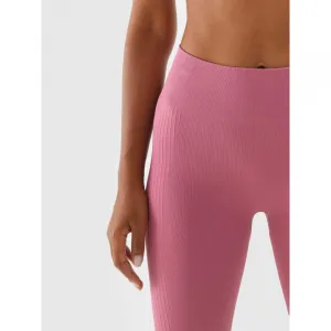 Dámske legíny 4F TIGHTS FNK-WAW24TFTIF278-53S-DARK PINK