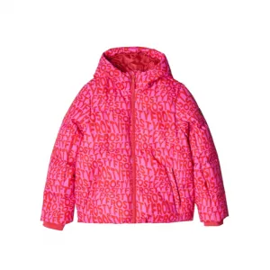 Dievčenská lyžiarska bunda 4F JUNIOR TECHNICAL JACKET-JWAW24TTJAF544-90A-MULTICOLOUR ALLOVER