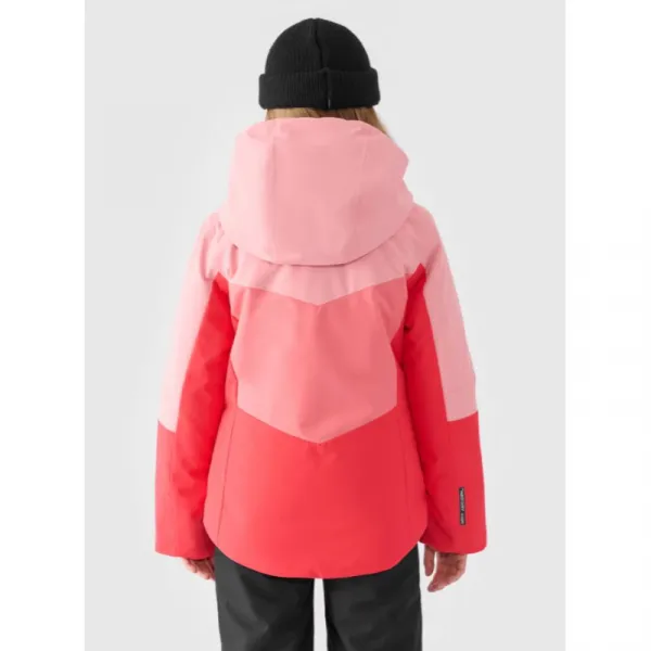Dievčenská lyžiarska bunda 4F JUNIOR TECHNICAL JACKET-JWAW24TTJAF545-62S-RED