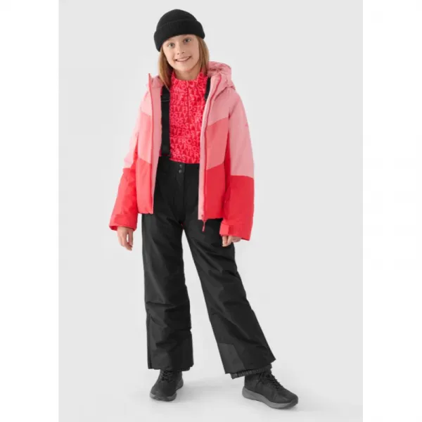 Dievčenská lyžiarska bunda 4F JUNIOR TECHNICAL JACKET-JWAW24TTJAF545-62S-RED