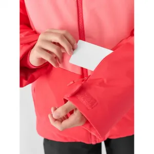 Dievčenská lyžiarska bunda 4F JUNIOR TECHNICAL JACKET-JWAW24TTJAF545-62S-RED