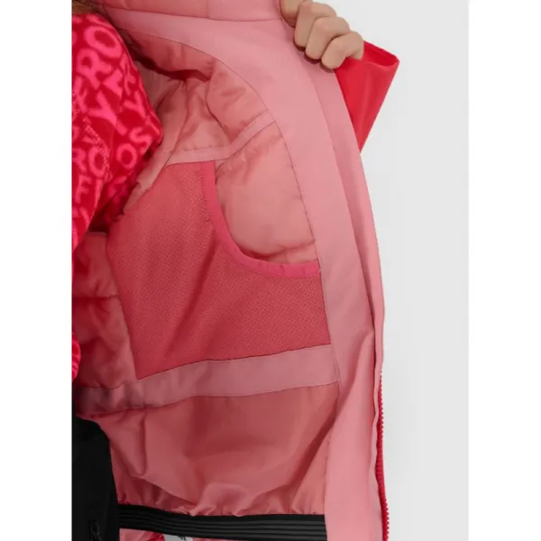 Dievčenská lyžiarska bunda 4F JUNIOR TECHNICAL JACKET-JWAW24TTJAF545-62S-RED