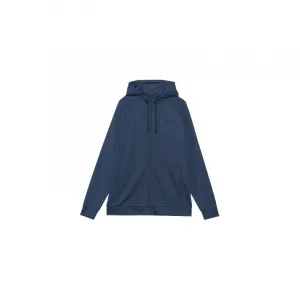Pánska tréningová mikina so zipsom 4F SWEATSHIRT FNK-WAW24TFSWM404-31M-NAVY MELANGE