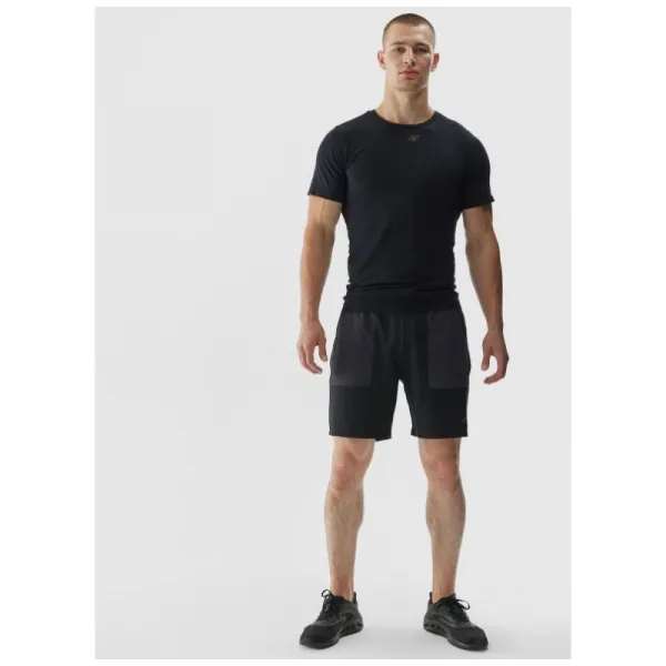 Pánske tréningové kraťasy 4F SHORTS FNK-WAW24TFSHM661-22S-ANTHRACITE