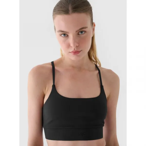 Dámska tréningová športová podprsenka 4F SPORT BRA-WAW24USBAF138-22S-ANTHRACITE