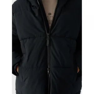 Chlapčenská bunda 4F JUNIOR DOWN JACKET-JWAW24TDJAM464-20S-DEEP BLACK