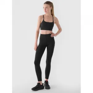 Dámska tréningová športová podprsenka 4F SPORT BRA-WAW24USBAF138-22S-ANTHRACITE