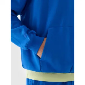 Pánska mikina s kapucňou 4F SWEATSHIRT-WAW24TSWSM1311-36S-COBALT