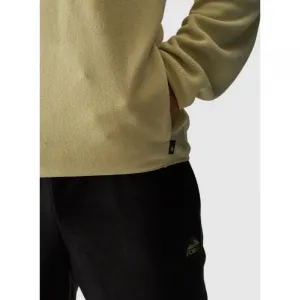 Pánska flisová mikina so zipsom 4F FLEECE-WAW24TFLEM252-44S-OLIVE